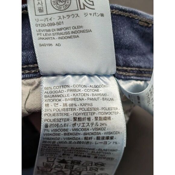 Levi's Vintage Blue Jeans Perfectly Slimming Skinny Leg Women's 29/32 - Picture 7 of 10